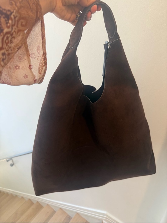 GAP Handbags - SOLD !!Brand new with tag Gap Brown Suede Hobo Tote Bag